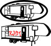 RV Camper DXF and SVG