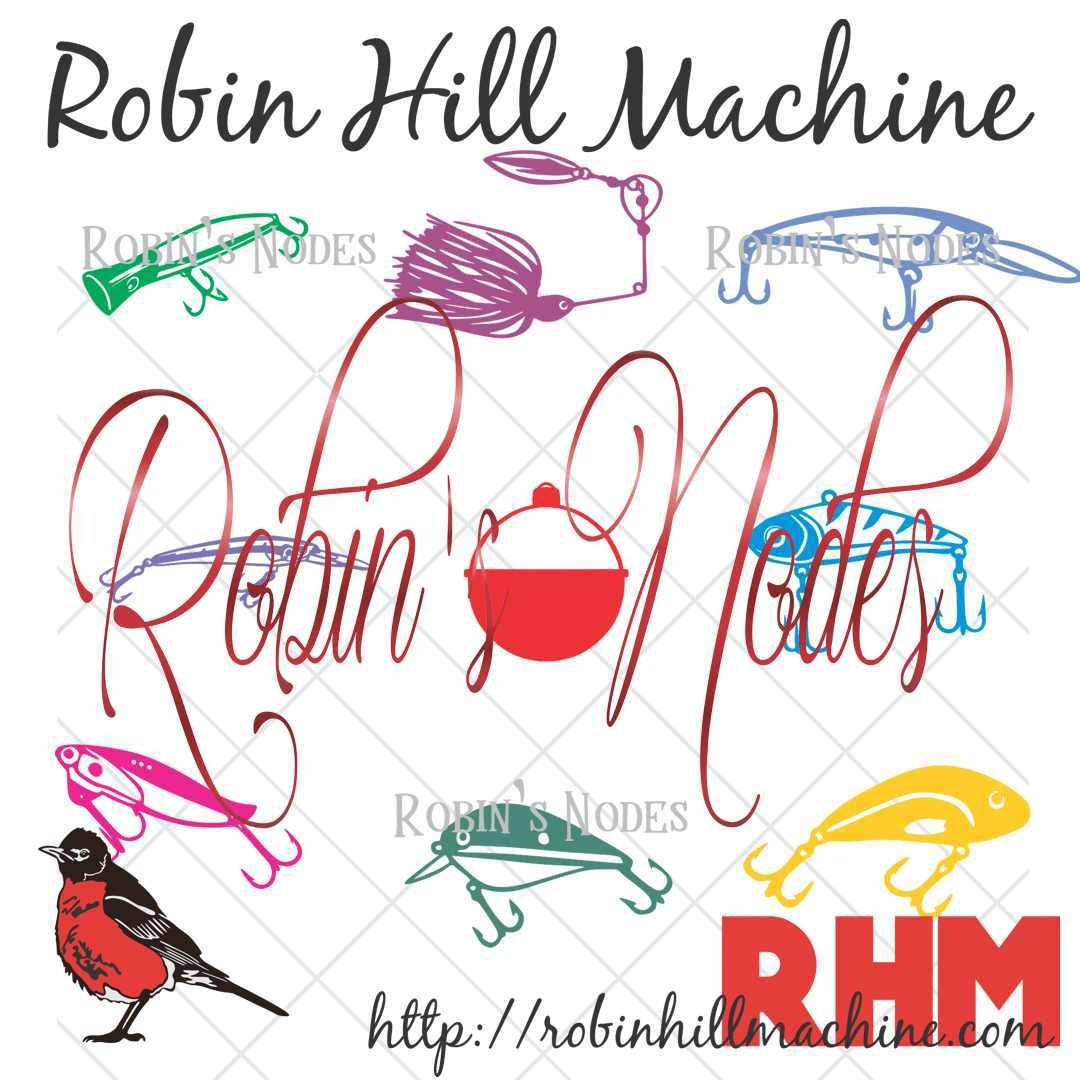 Download Robin Hill Machine - Fishing Lures SVG